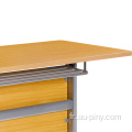 Table de mobilier scolaire individuel Bureaux de laboratoire multi-ordinateurs